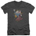 Mighty Mouse Break Through V-Neck T-Shirt