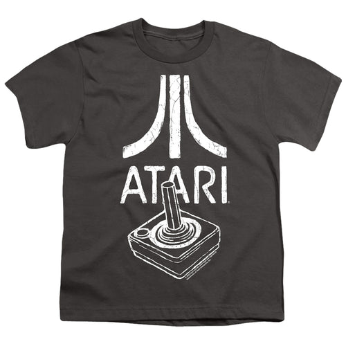 Atari Joystick Logo Charcoal Youth/Toddler T-Shirt