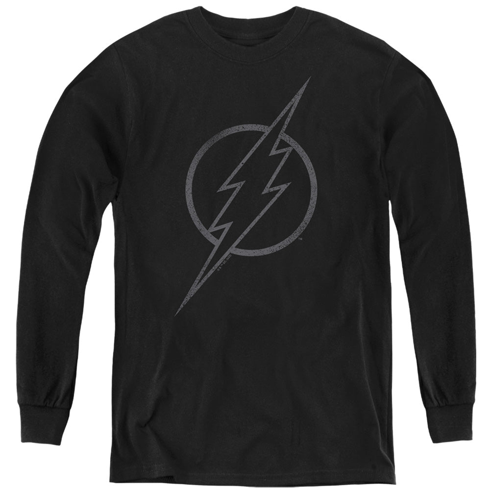 DC Comics Flash Line Logo 2 Youth Long Sleeve T-Shirt