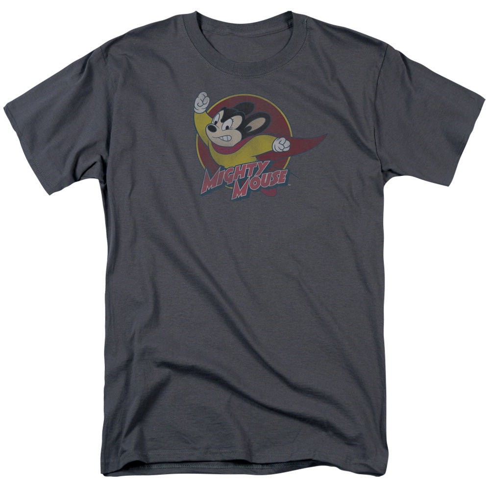 Mighty Mouse Mighty Circle Charcoal T-Shirt