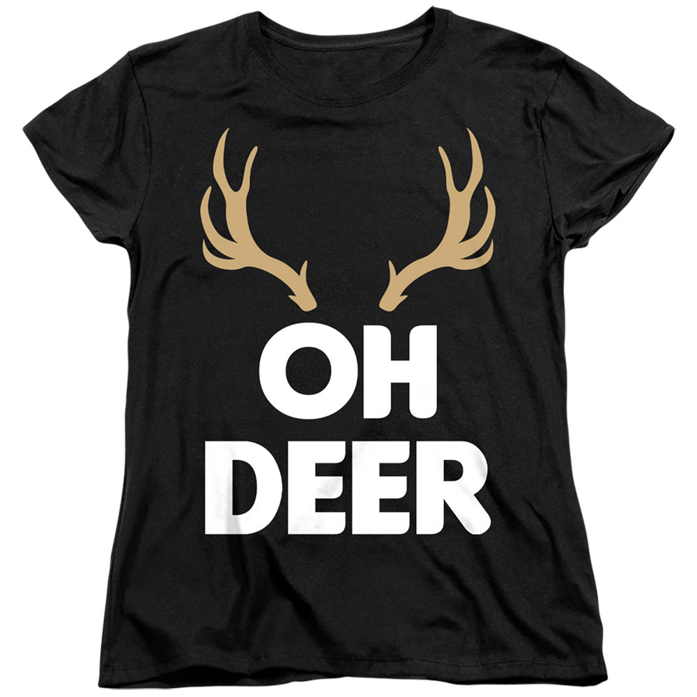 Christmas Oh Deer Womens T-Shirt