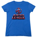 Justice League 8 Bit Jla Womens T-Shirt