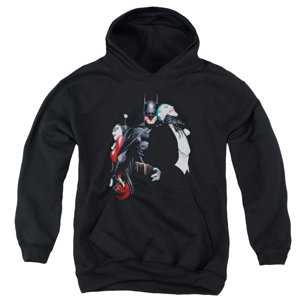 Batman Joker Harley Choke 
 Youth Hoodie