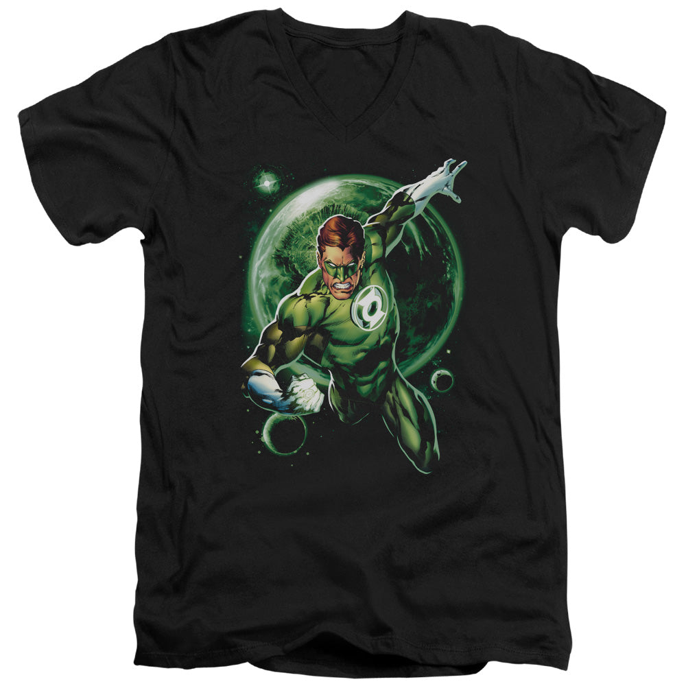 Green Lantern Galaxy Glow V-Neck T-Shirt