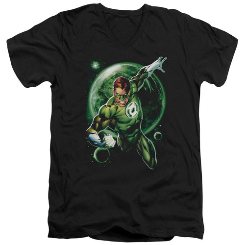Green Lantern Galaxy Glow V-Neck T-Shirt