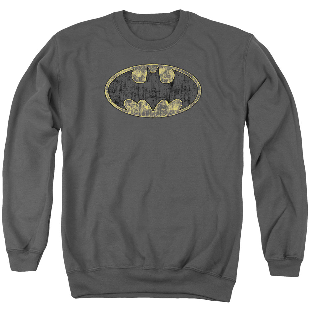 Batman Tattered Logo Crewneck Sweatshirt