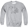 Johnny Bravo Jb Line Art Crewneck Sweatshirt