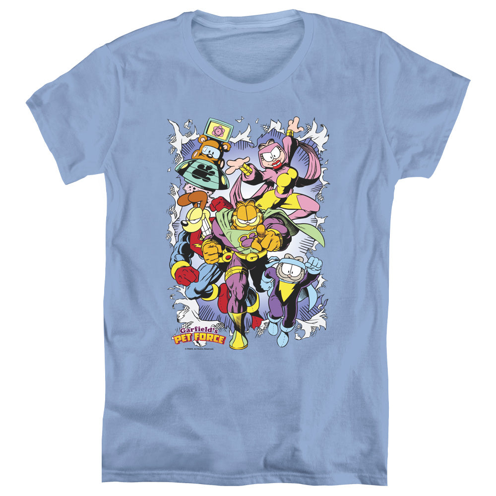 Garfield Ripped Womens T-Shirt