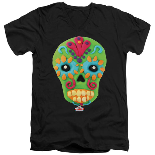 Play-Doh Sugar Skull V-Neck T-Shirt