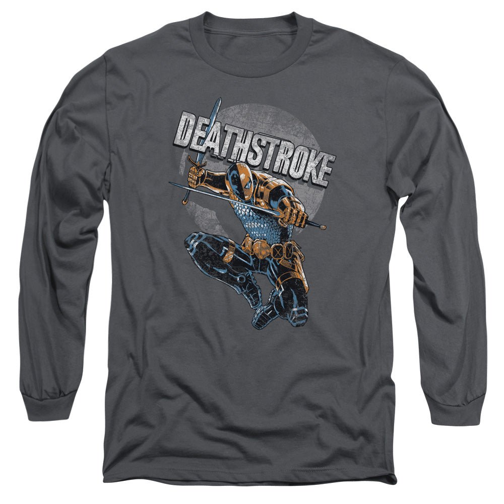 Justice League Deathstroke Retro Long Sleeve T-Shirt