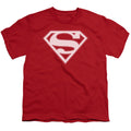 Superman Red & White Shield Red Youth/Toddler T-Shirt