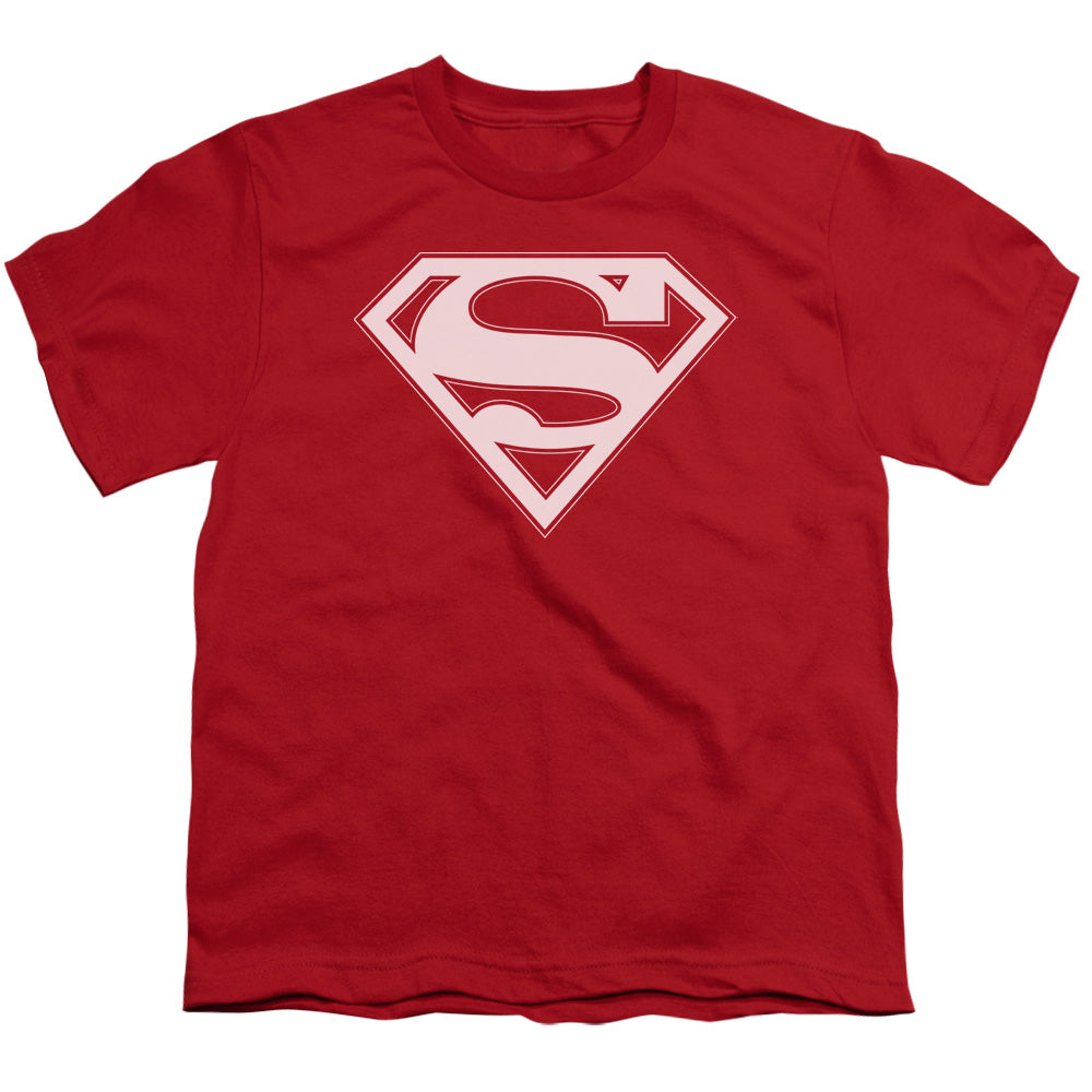 Superman Red & White Shield Red Youth/Toddler T-Shirt