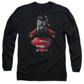 Superman Heat Vision Charged Long Sleeve T-Shirt
