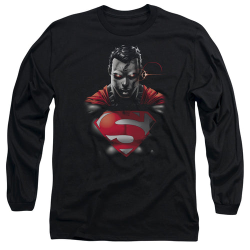 Superman Heat Vision Charged Long Sleeve T-Shirt