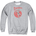 Superman Vintage Sphere Athletic Heather Crewneck Sweatshirt
