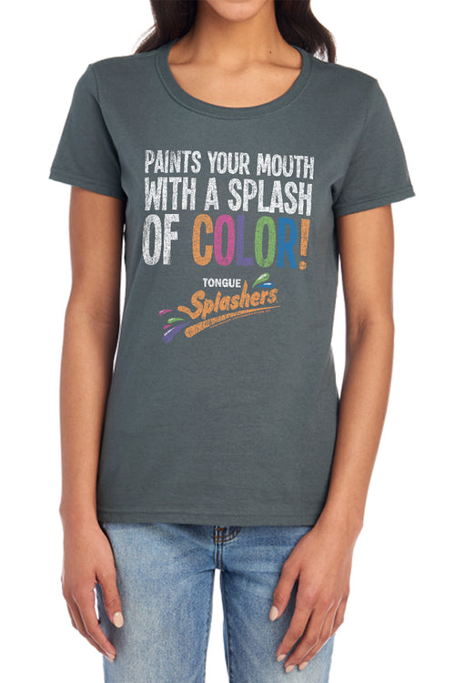 Dubble Bubble Paints Your Mouth Womens T-Shirt