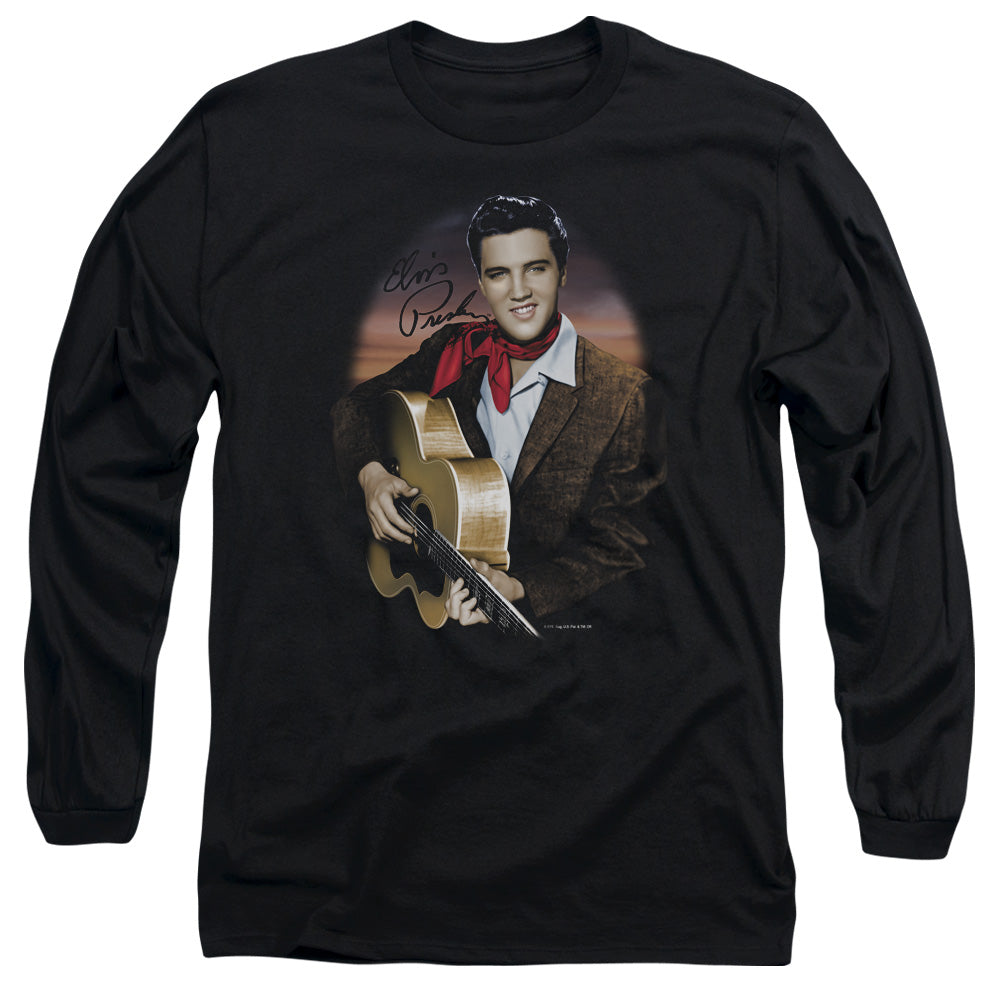 Elvis Presley Red Scarf #2 Long Sleeve T-Shirt