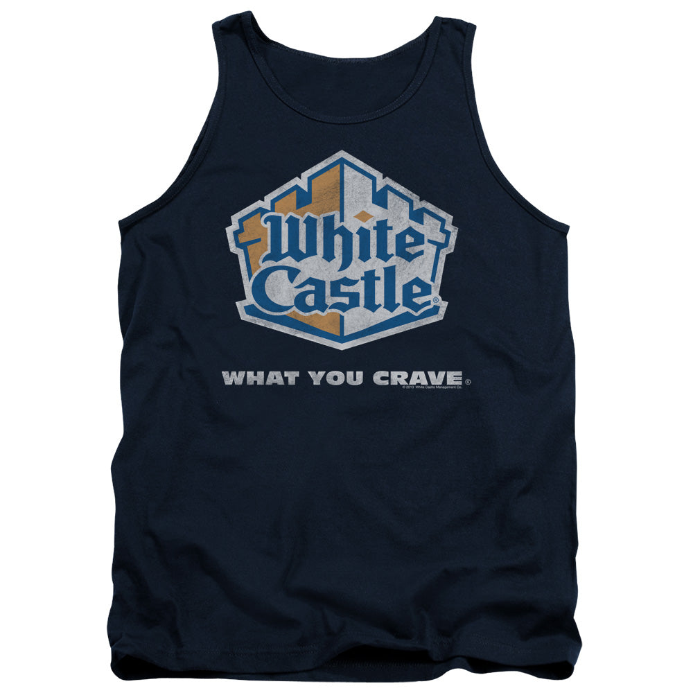 White Castle What You Crave Distressed Logo Tank Top