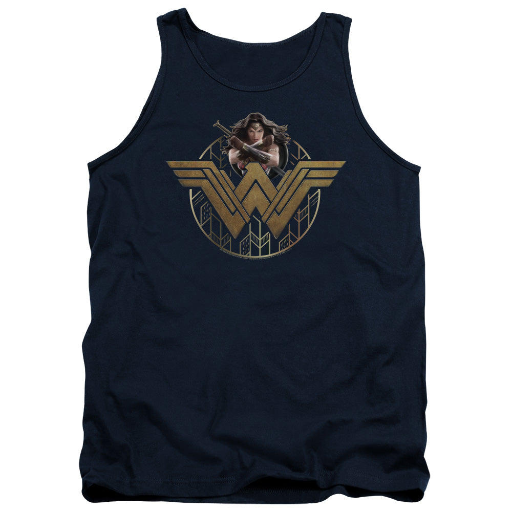 Wonder Woman (2017) Power Stance and Emblem Tank Top