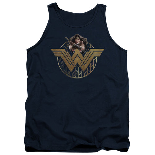 Wonder Woman (2017) Power Stance and Emblem Tank Top