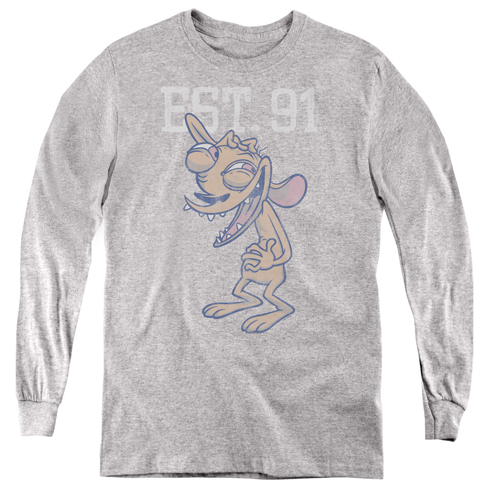 Ren and Stimpy Ren Est. 91 Youth Long Sleeve T-Shirt