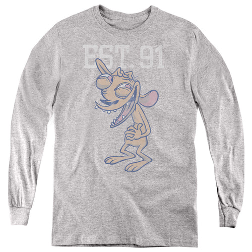 Ren and Stimpy Ren Est. 91 Youth Long Sleeve T-Shirt