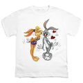 Looney Tunes Bugs And Lola Kiss Valentine'S Day Youth/Toddler T-Shirt