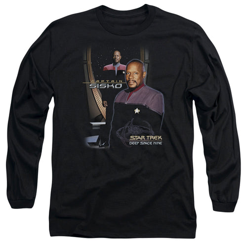 Star Trek Captain Sisko Long Sleeve T-Shirt