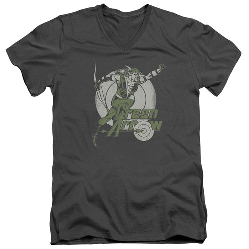 DC Comics Right On Target V-Neck T-Shirt