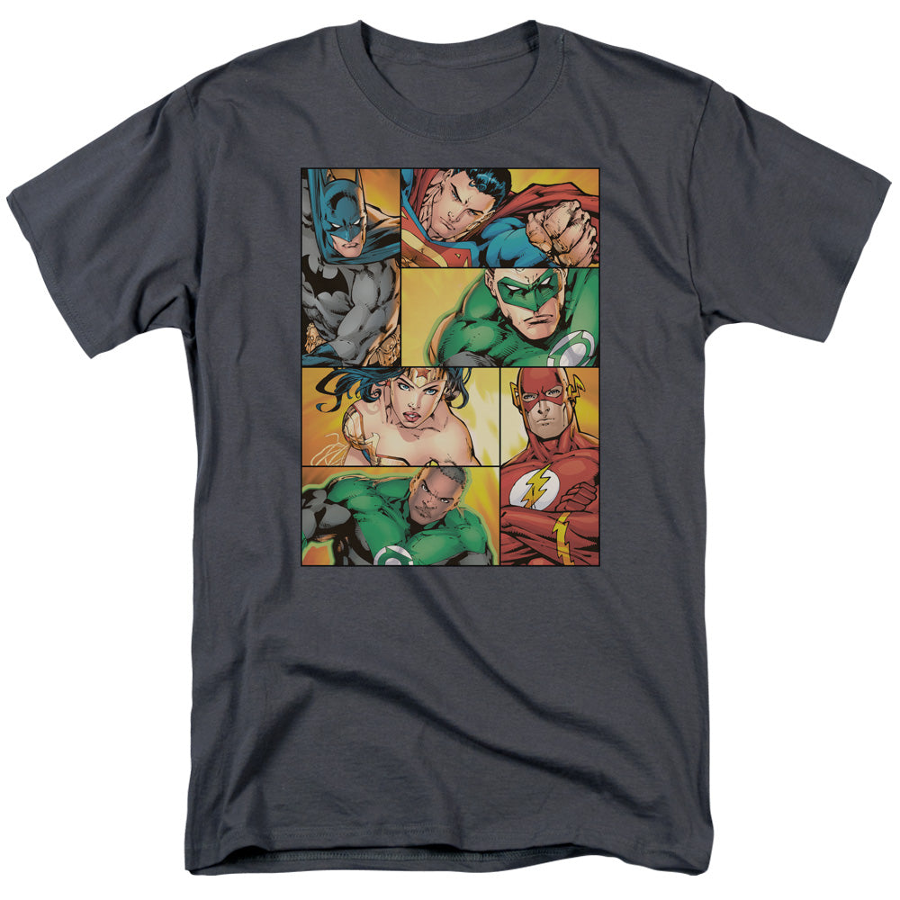 Justice League Hero Boxes T-Shirt