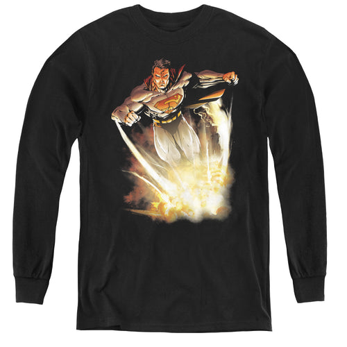 Superman Explosive Youth Long Sleeve T-Shirt