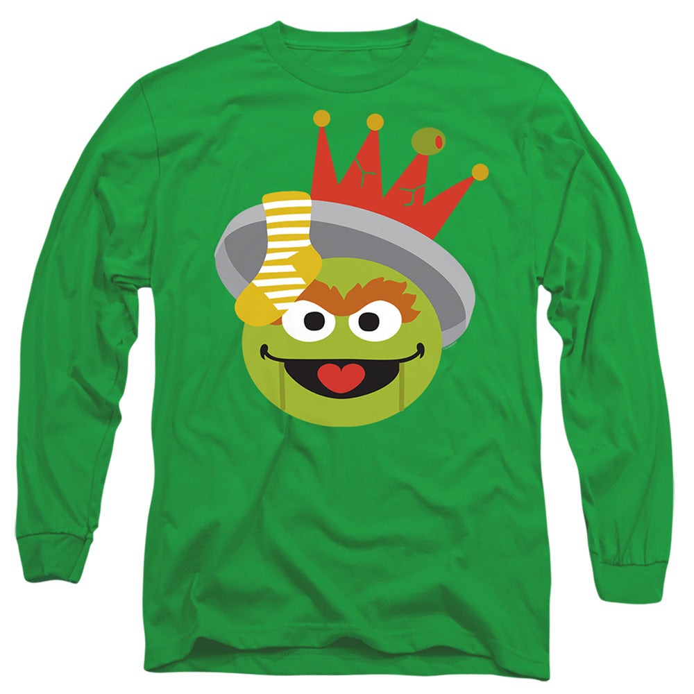 Sesame Street Christmas Nutcracker Oscar the Grouch Long Sleeve T-Shirt
