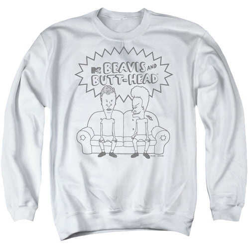 Beavis and Butthead Couch Logo Crewneck Sweatshirt