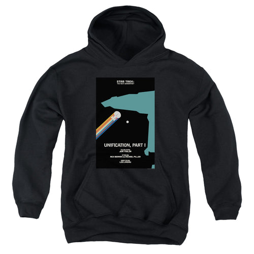 Star Trek Unification Part I Black Youth Hoodie