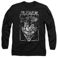 The Batman Joker Storm on Black Long Sleeve T-Shirt
