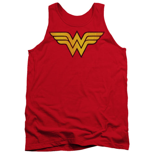 DC Comics Wonder Woman Logo Dist Tank Top
