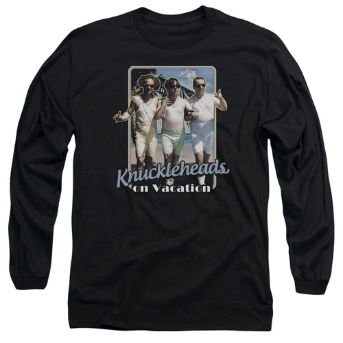 The Three Stooges Knuckleheads on Vacation Long Sleeve T-Shirt