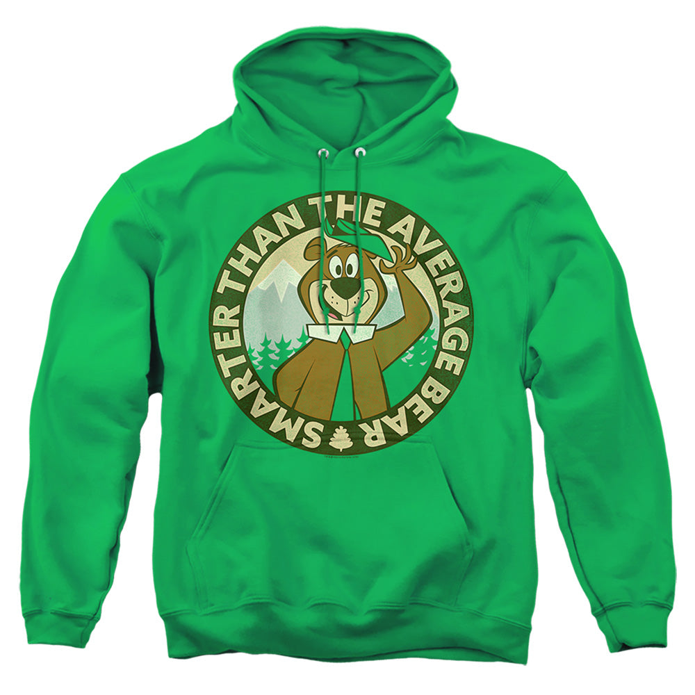 Yogi Bear Smarter Than the Average Bear Badge Pullover Hoodie