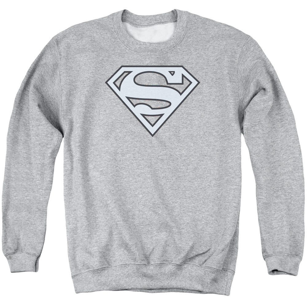 Superman Carolina Blue&navy Shield Crewneck Sweatshirt