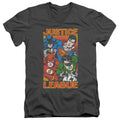 Justice League Hero Mashup V-Neck T-Shirt