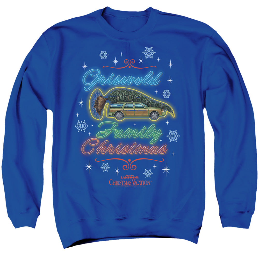 Christmas Vacation Neon Griswald Crewneck Sweatshirt