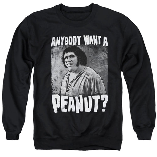 The Princess Bride A Giant Snack Black Crewneck Sweatshirt