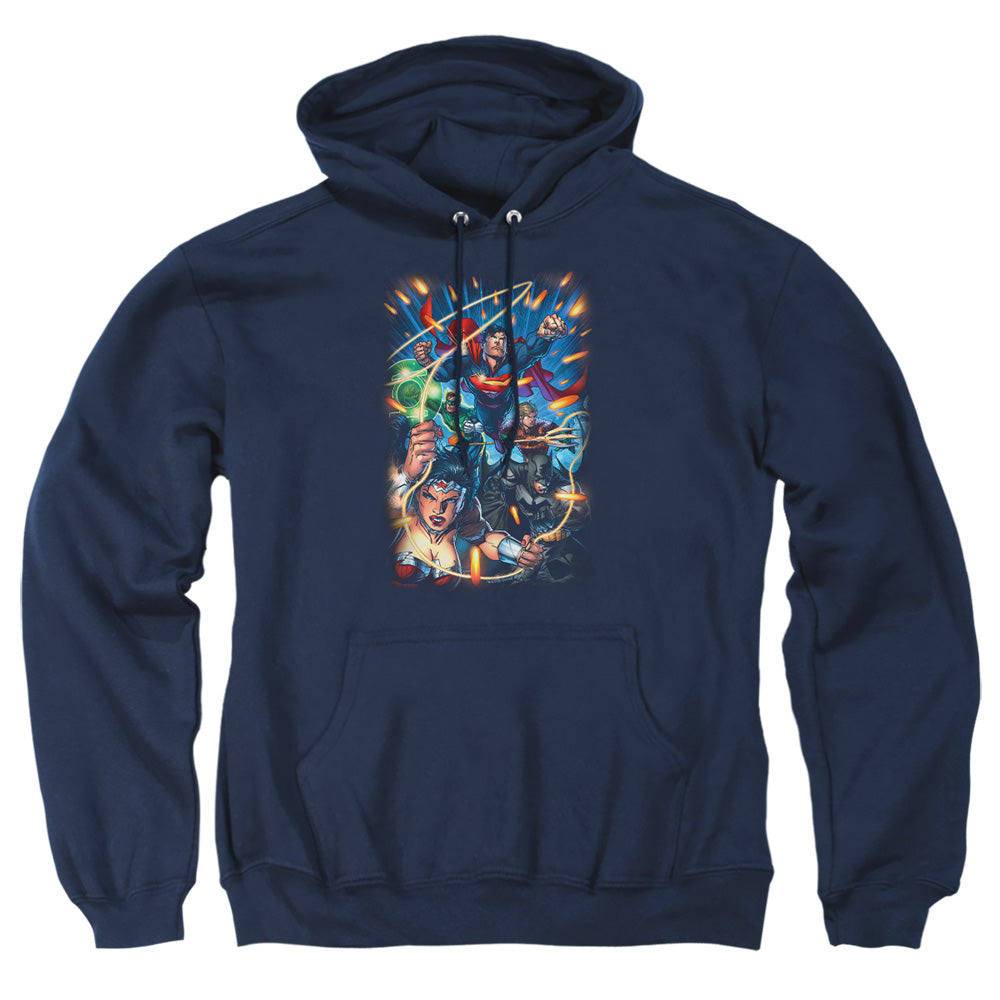 Justice League Under Attack Pullover Hoodie