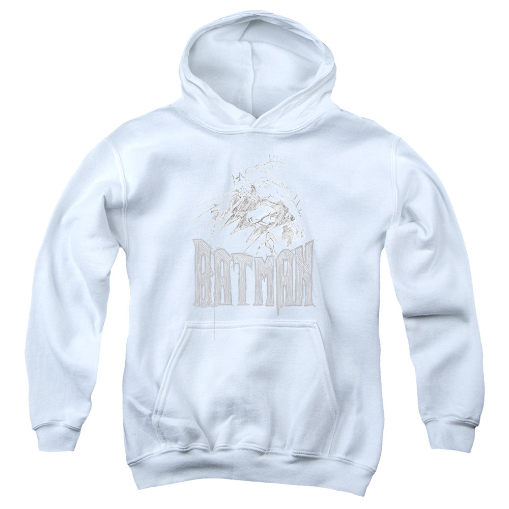 Batman Knight Sketch Youth Hoodie