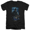 Batman Batmobile V-Neck T-Shirt