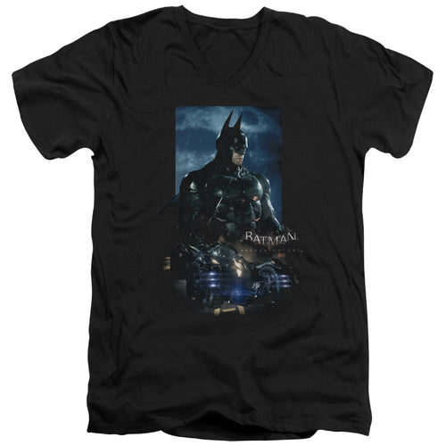 Batman Batmobile V-Neck T-Shirt