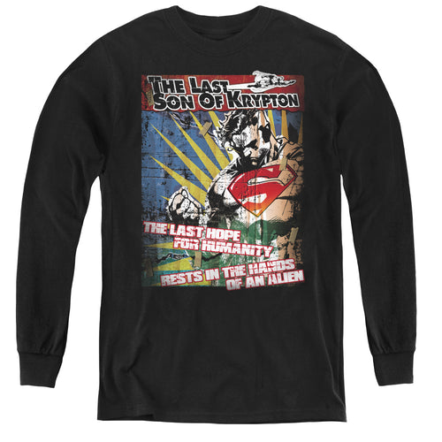 Superman Last Hope Youth Long Sleeve T-Shirt