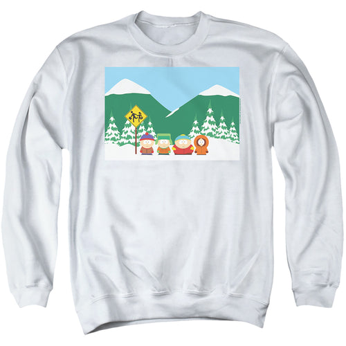 South Park Bus Stop Crewneck Sweatshirt