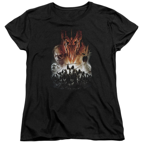 Lord of the Rings Evil Rising Womens T-Shirt