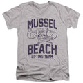 Spongebob Squarepants Mussle Beach Lifting Team V-Neck T-Shirt